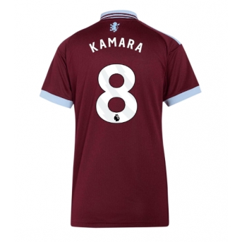 Aston Villa Boubacar Kamara #8 Maglia Gara Casa Repliche 2026-27 Donna Maniche Corte